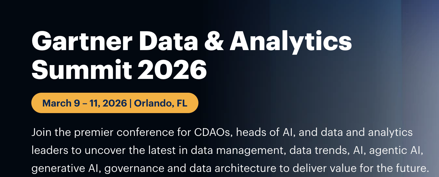 Gartner Data & Analytics Summit